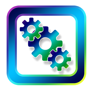icon, gears, work