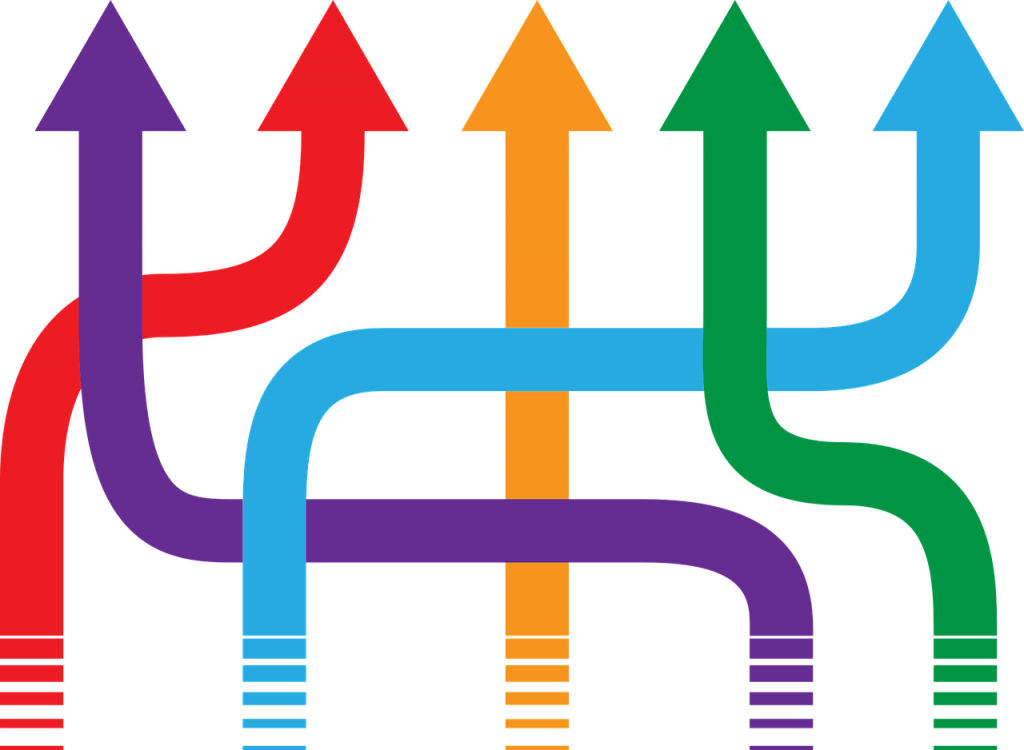 directions, arrows, lost